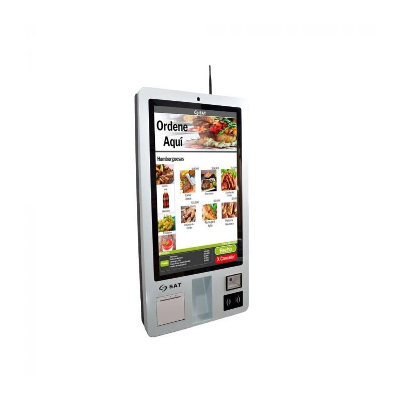 TRANSACTIONAL KIOSK SAT KT32LC 32" ANDROID 8.0 ISN 8GB RAM 32GB FLASH